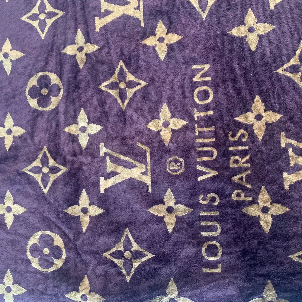 Louis Vuitton Beach Bath Towel Drap De Bain